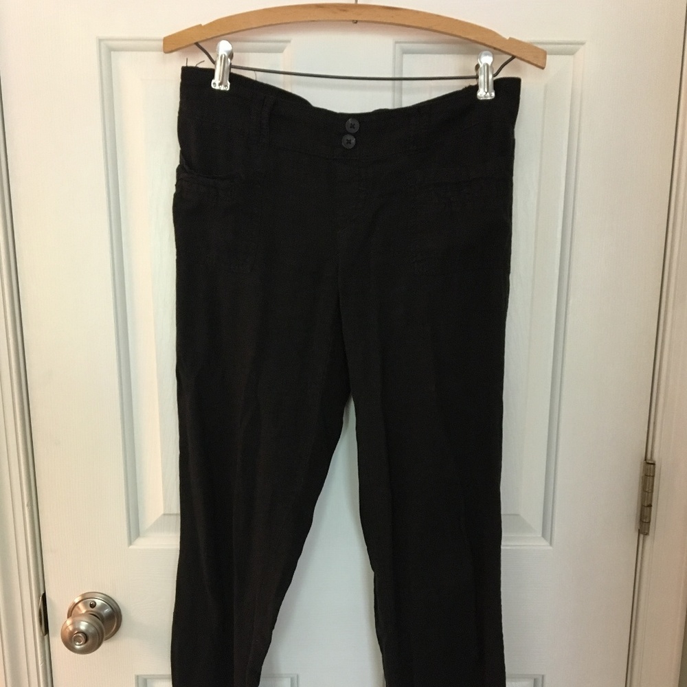 Black Linen Pants
